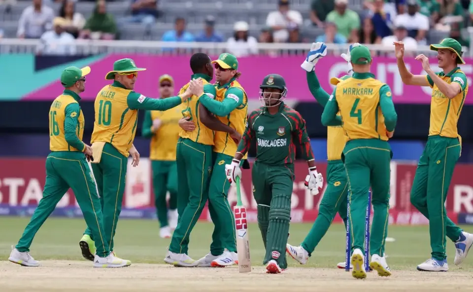 T20 World Cup 2024: South Africa registered a close 4-run victory against Bangladesh