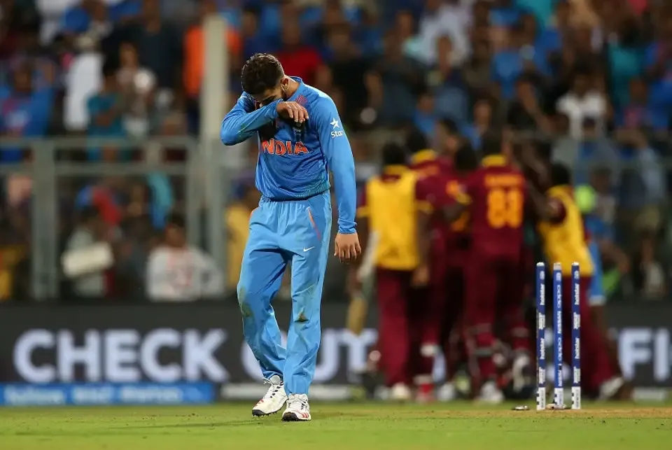 India lost the 2016 T20 World Cup Semi-Final to West Indies