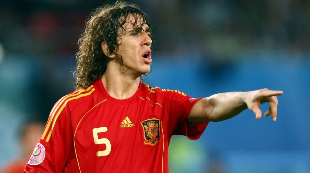 Ex-Barcelona and Spain captain and central defender Carles Puyol wore the iconic no.5 | SportzPoint