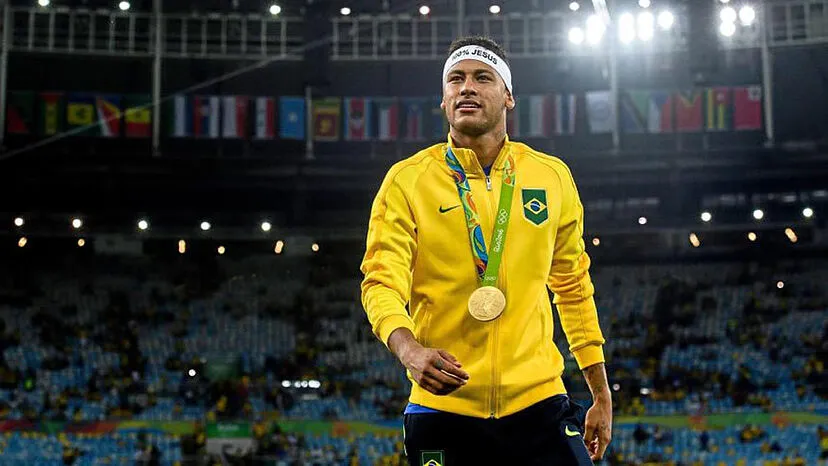 Neymar led Brazil to their first-ever Olympic Gold in 2016 Rio Olympics - sportzpoint.com