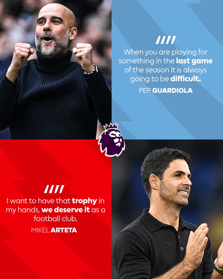 words of arteta and pep