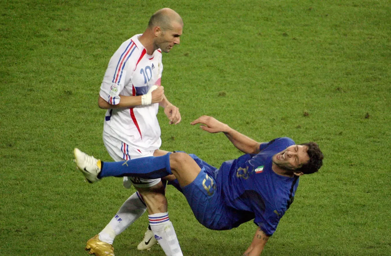 Breaking Down the Most Iconic Football Facts of All Time - Zidane's headbutt - sportzpoint.com