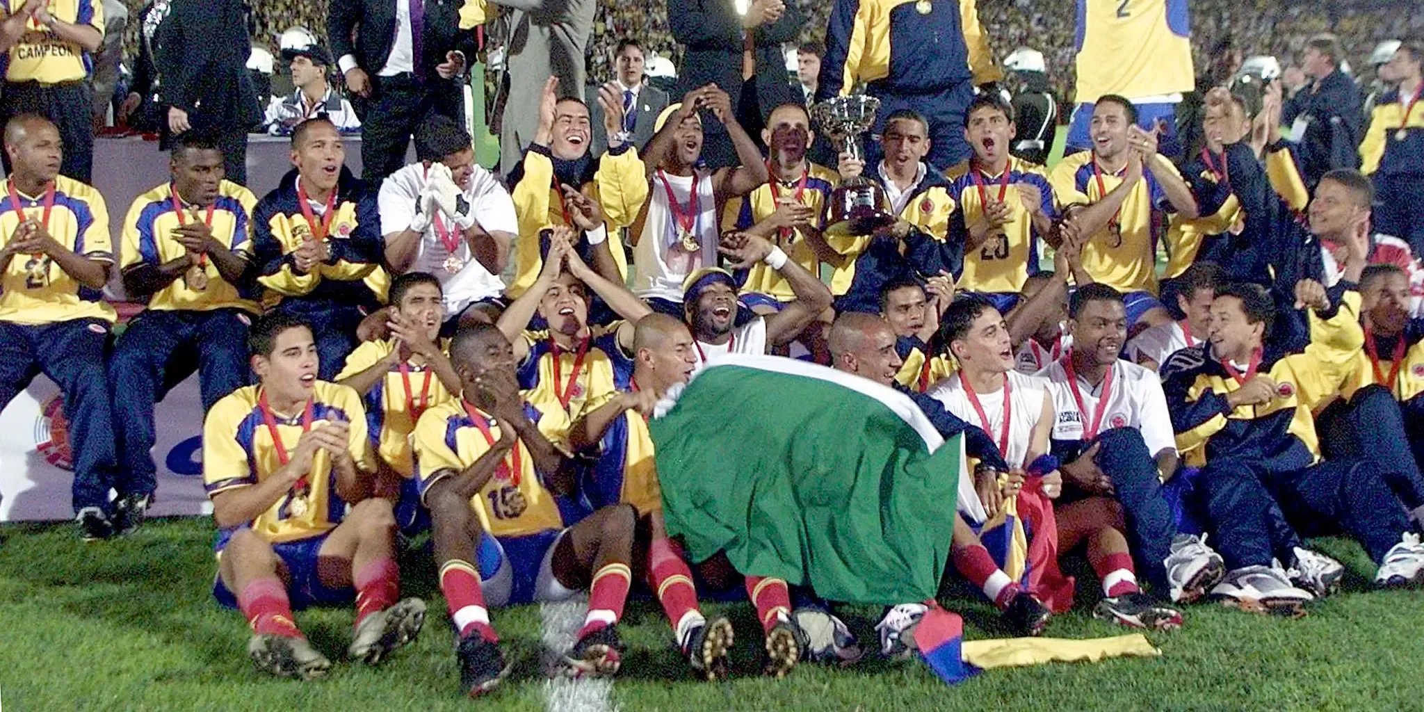 Colombia won their maiden Copa America title in 2001