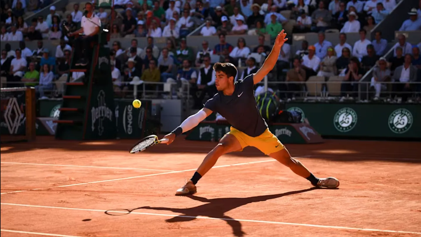 Carlos Alcaraz clinches the fourth set of 2024 French Open (6-2) - sportzpoint.com