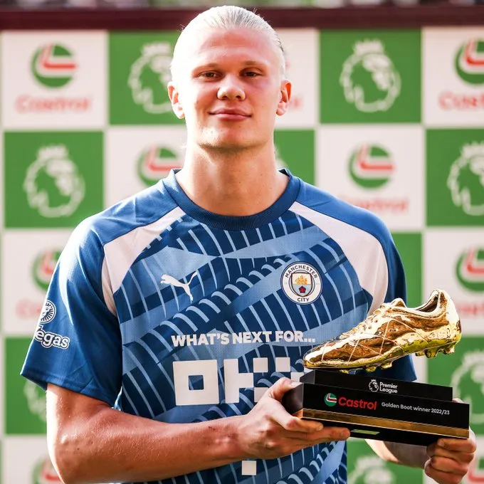 haaland golden boot in his first season