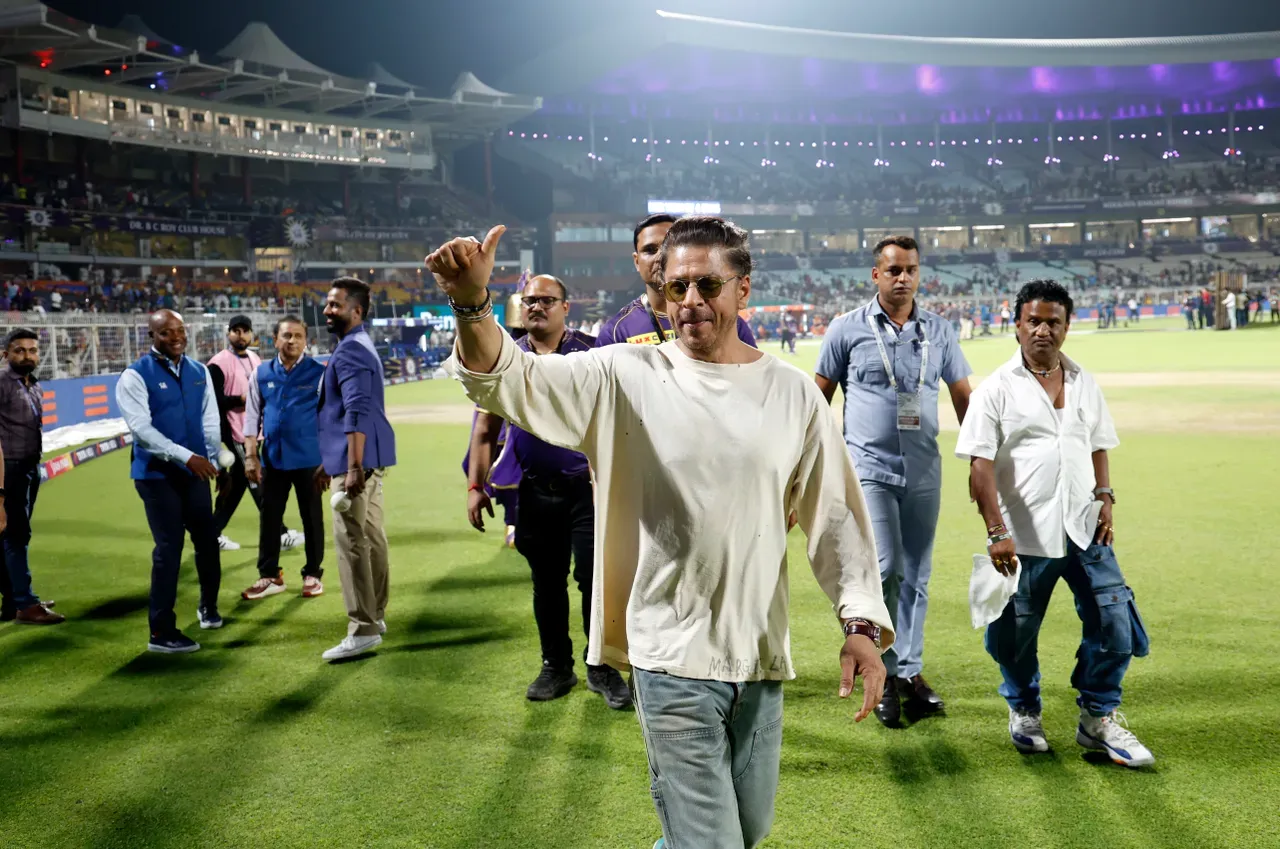 Shahrukh Khan at Eden Gardens in IPL 2024 | Sportz Point