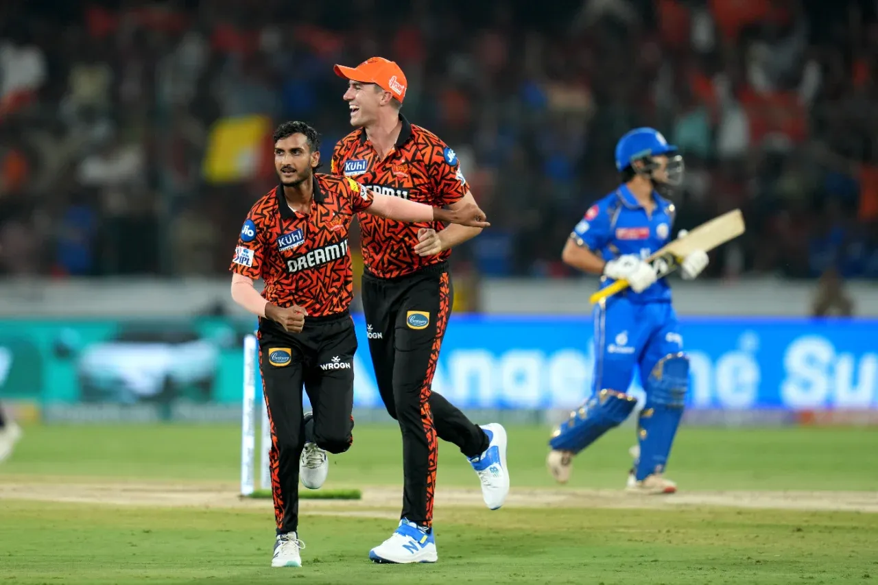 SRH vs MI: Shahbaz Ahmed celebrates nabbing Ishan Kishan