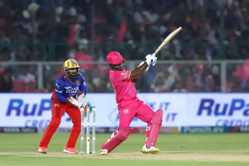 RR vs RCB: Sanju Samson scored 69 runs 