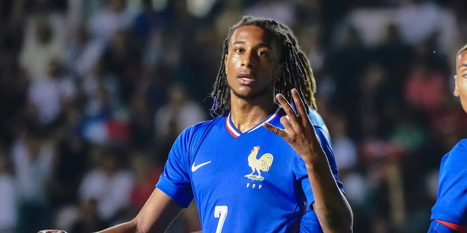 Olise in action for France - sportzpoint.com