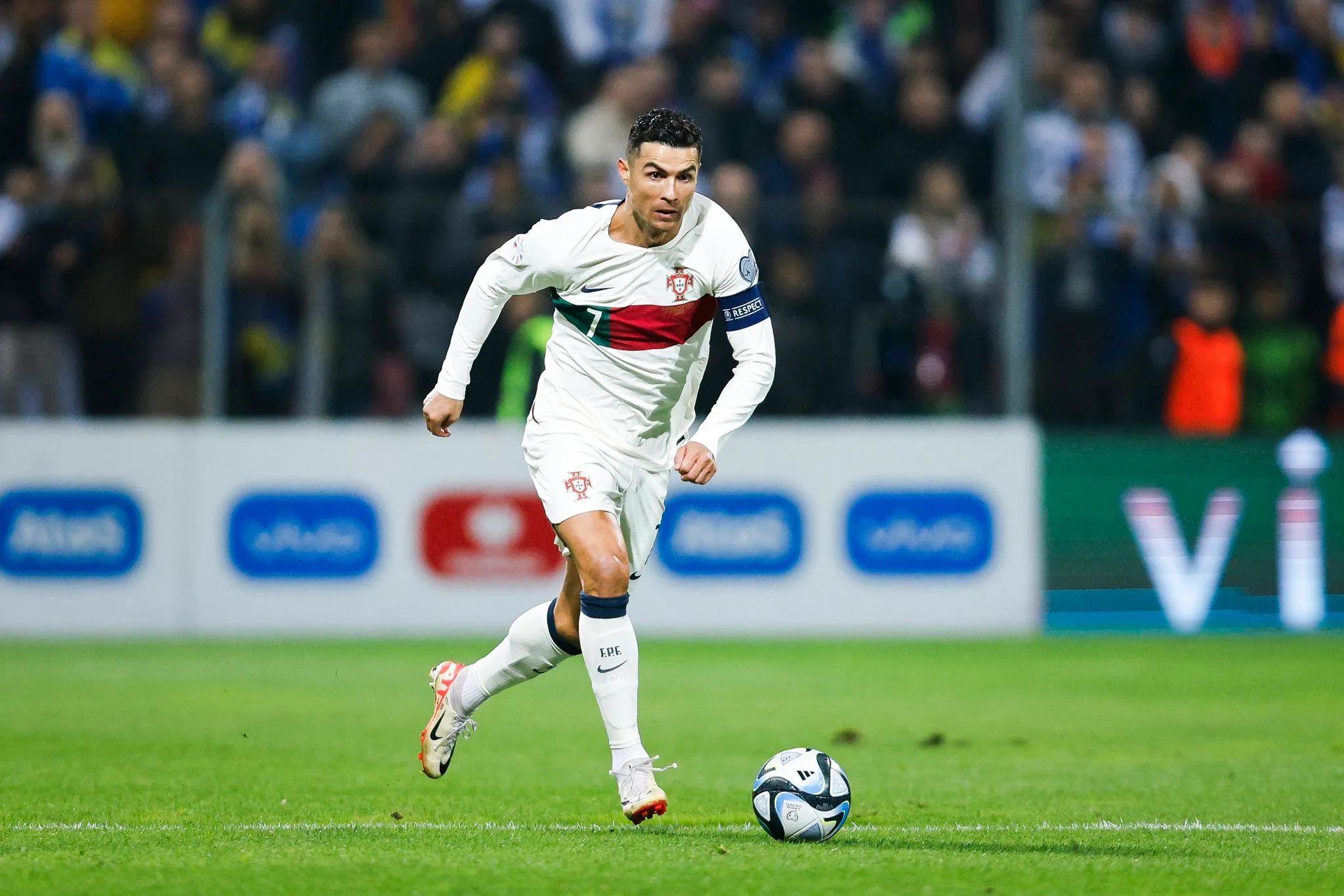 Cristiano Ronaldo scored from the penalty spot against Bosnia and Herzegovina.  Image: Ronaldo on X