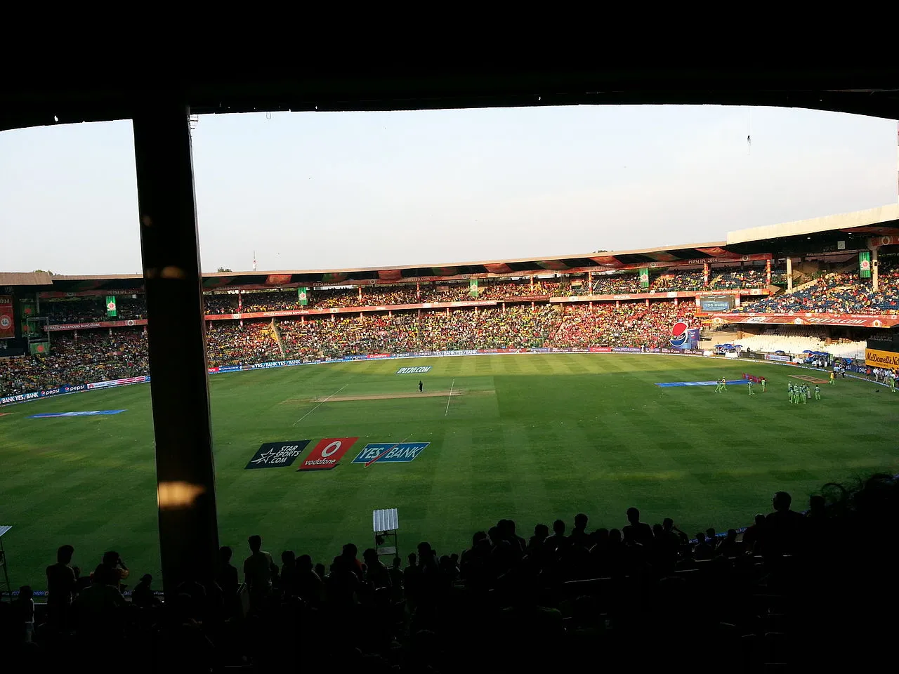 M. Chinnaswamy Stadium, Bangalore  Image - Wikipedia