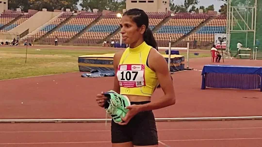 T-Meeting 2023 Athletics: India's Jyothi Yarraji wins the gold medal in the women's 100m hurdles event | Sportz Point