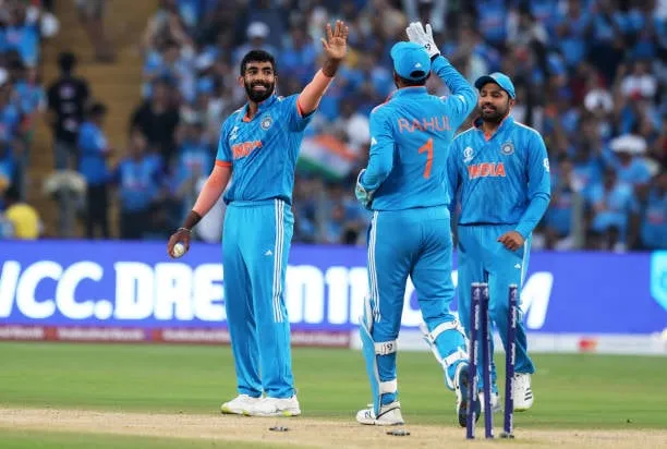 Bumrah and India gets their first wicket  Image - Getty