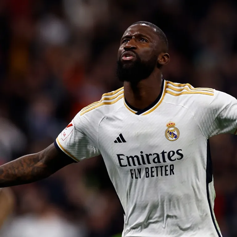 Antonio Rudiger scored the equaliser for Real Madrid in the Super Copa semi-final against Atletico Madrid.  