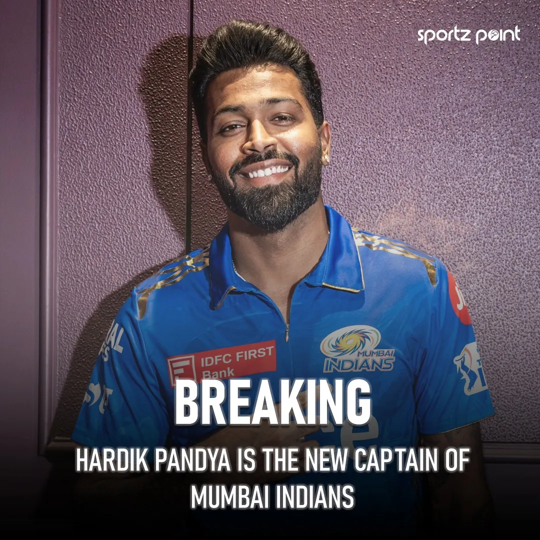 Hardik Pandya will lead Mumbai Indians in the IPL 2024  SportzPoint