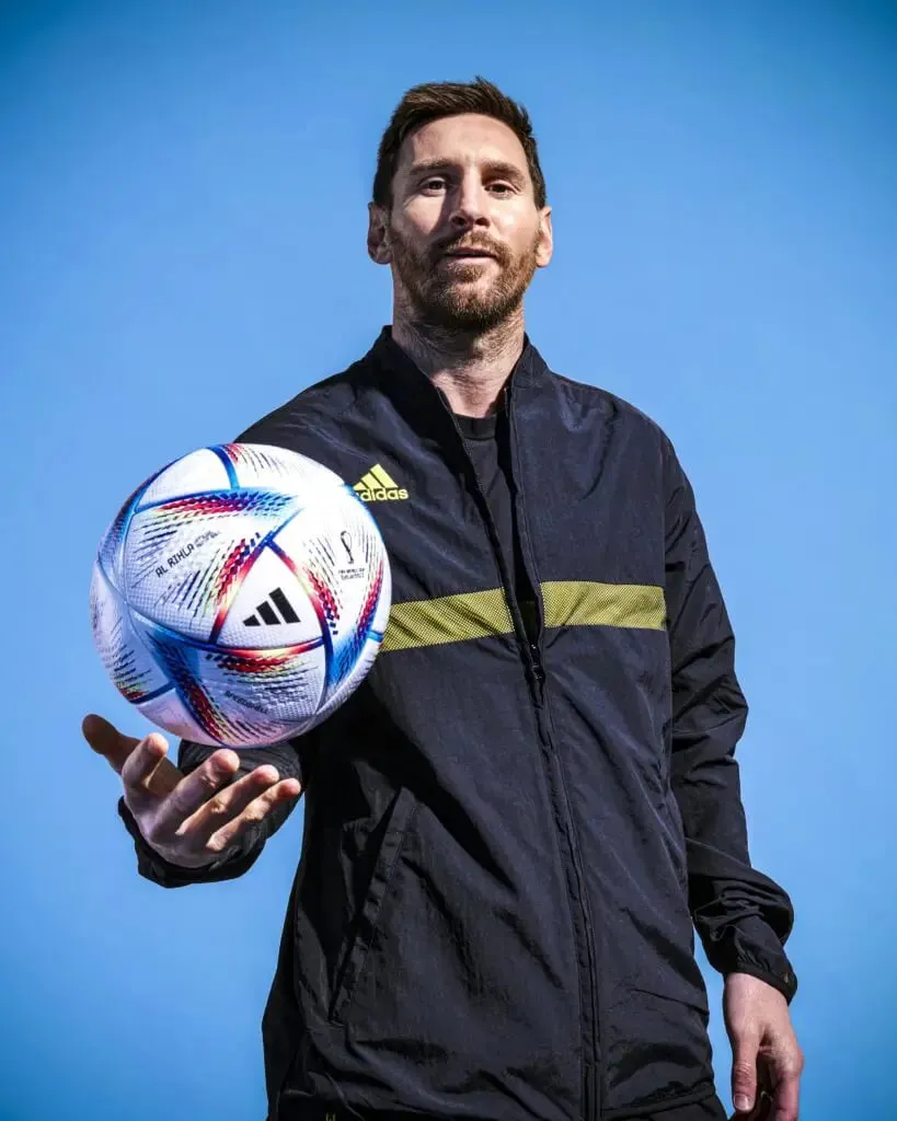 Lionel Messi with Al Rihla. | Sportz Point. 