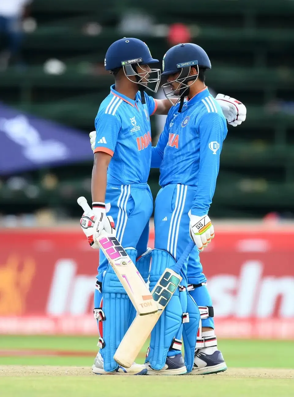 U19 World Cup 2024 Semi-Final: Uday Saharan and Sachin Dhas rescued India from 32 for 4  Image - ICC/Getty