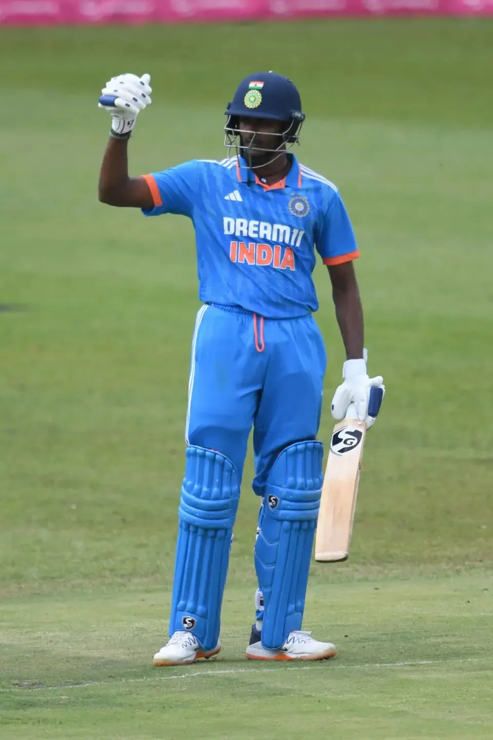 B Sai Sudharsan scored a fifty on ODI debut  Getty Images