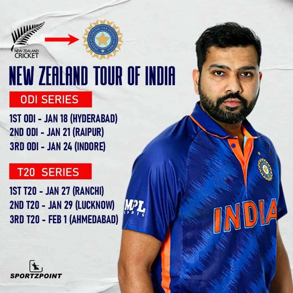 Indian Cricket Schedule 2023: BCCI released the schedule of India tour of Sri Lanka, New Zealand, and Australia | Sportz Point