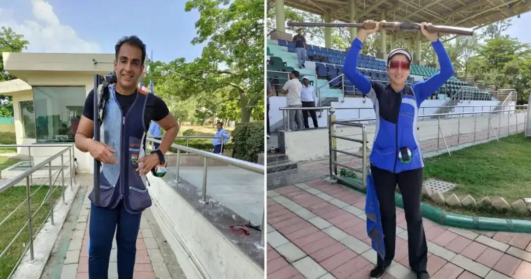 National Selection Trials Shooting: Manavjit Singh Sandhu, Rajeshwari Kumari won men's and women's T3 shotgun trap trials | Sportz Point