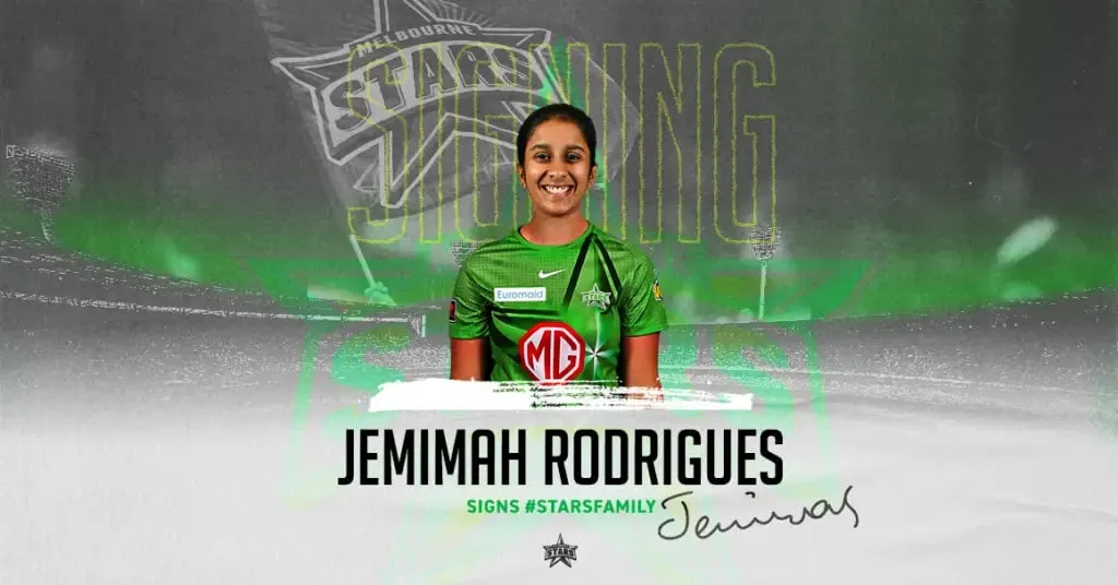 WBBL: India batter Jemimah Rodrigues signs for Melbourne Stars | SportzPoint.com