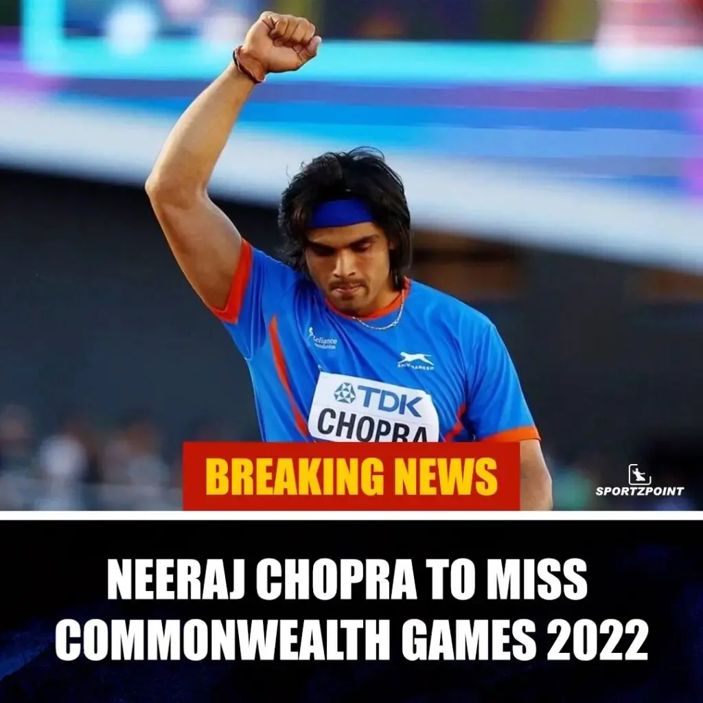 Commonwealth Games 2022: Olympic Champion Neeraj Chopra was knocked out due to injury | Sportz Point