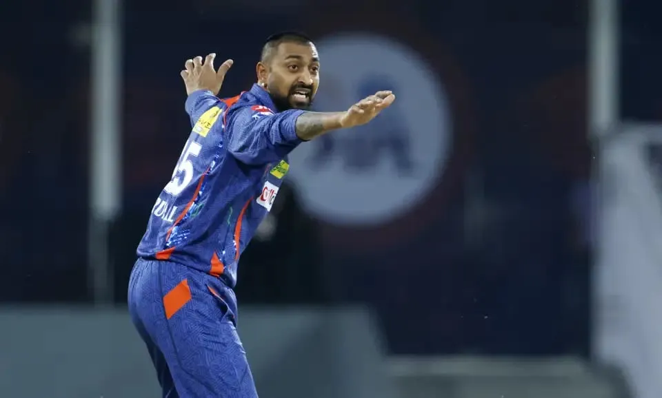 LSG vs SRH: Krunal Pandya picked up two in two in the eighth over | Sportz Point