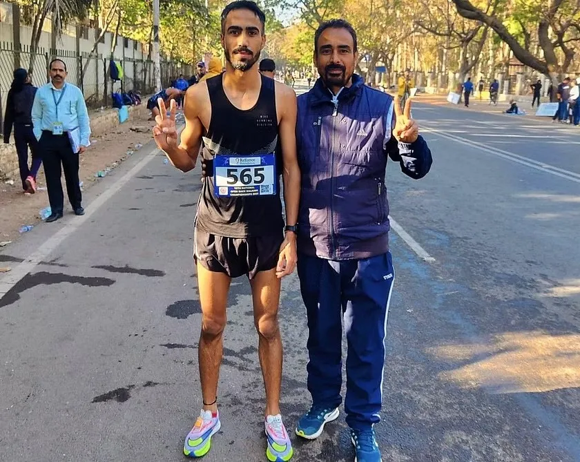 Racewalker Akshdeep Singh secures Paris Olympic quota. Image- Sportskeeda  