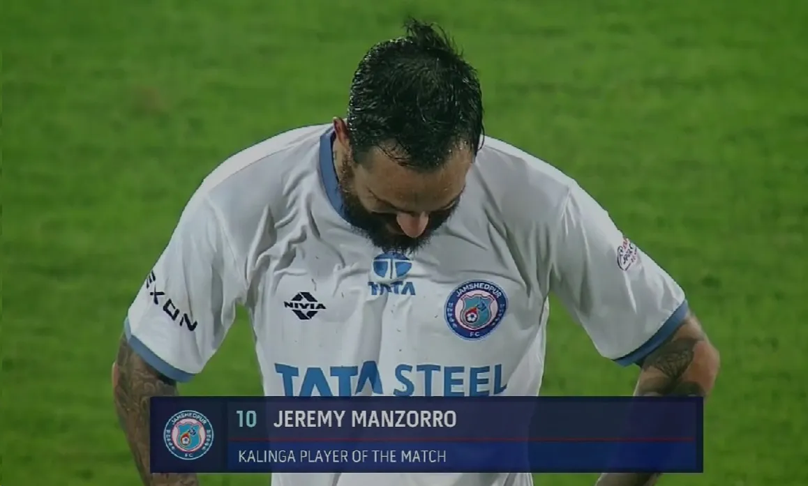 Jeremy Manzorro was named the player of the match.  