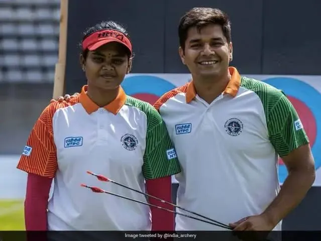 Archery World Cup Stage 3: Abhishek-Jyothi duo reached to the Compound Mixed team final | Archery News | Sportz Point 