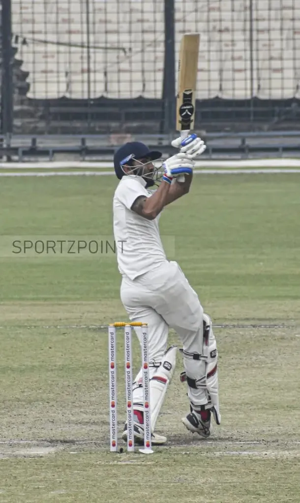 Dharmendra Jadeja added 29 runs batting at eleven for Saurashtra in the first inning of the Ranji Trophy 2022-23 final | Sportz Point