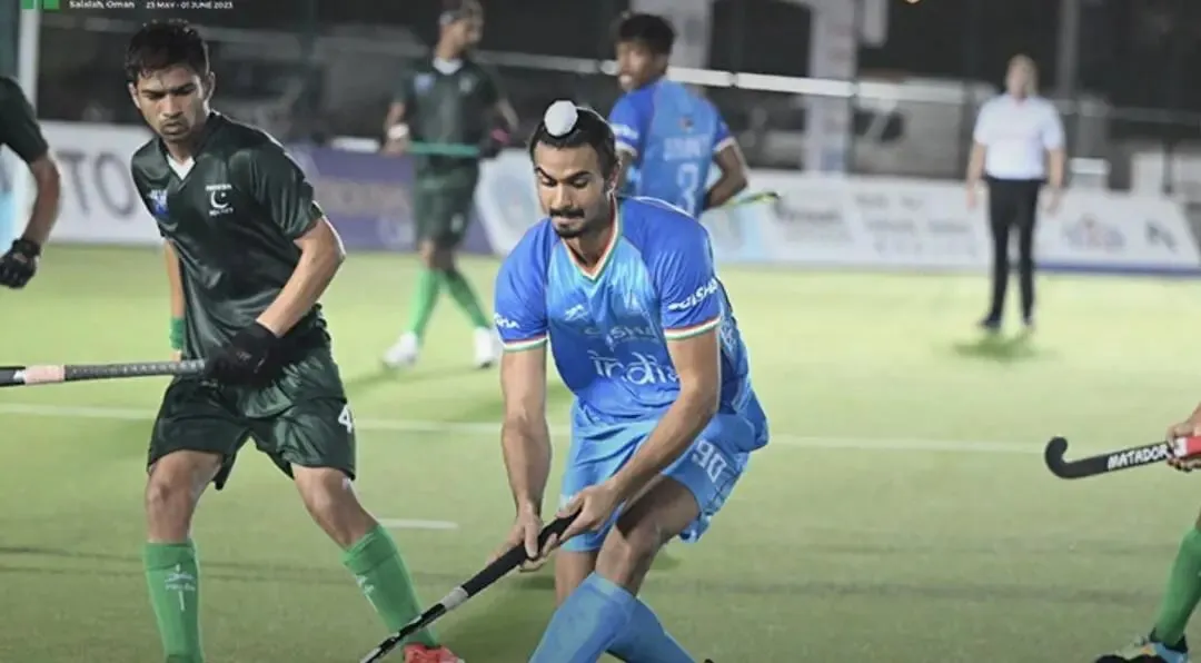 Men's Junior Asia Cup hockey 2023 final: India beat Pakistan 2-1 in cliffhanger to win title | Sportz point