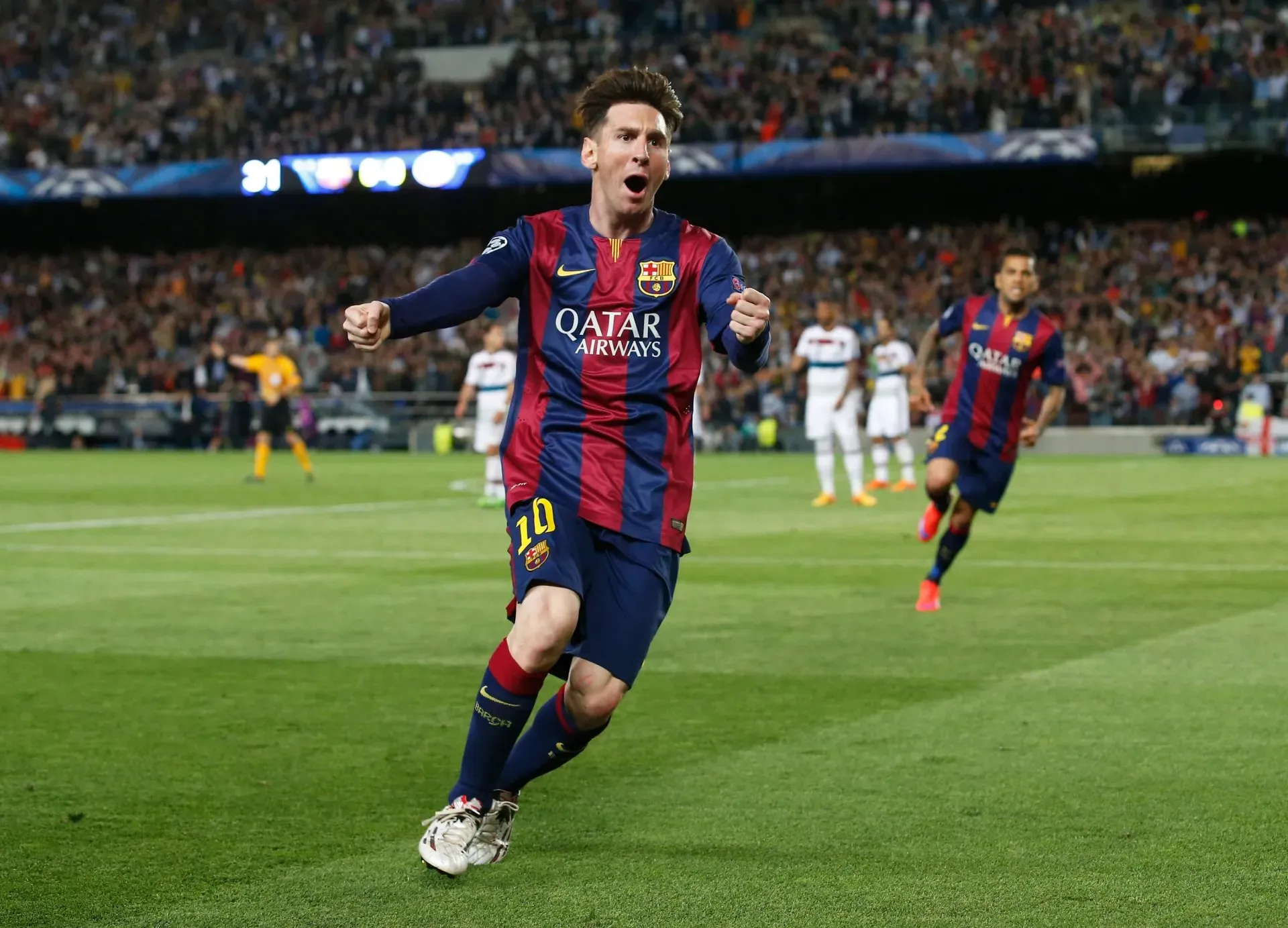 Messi holds the record of scoring the most goals in Champions League Round of 16  Image - Reuters