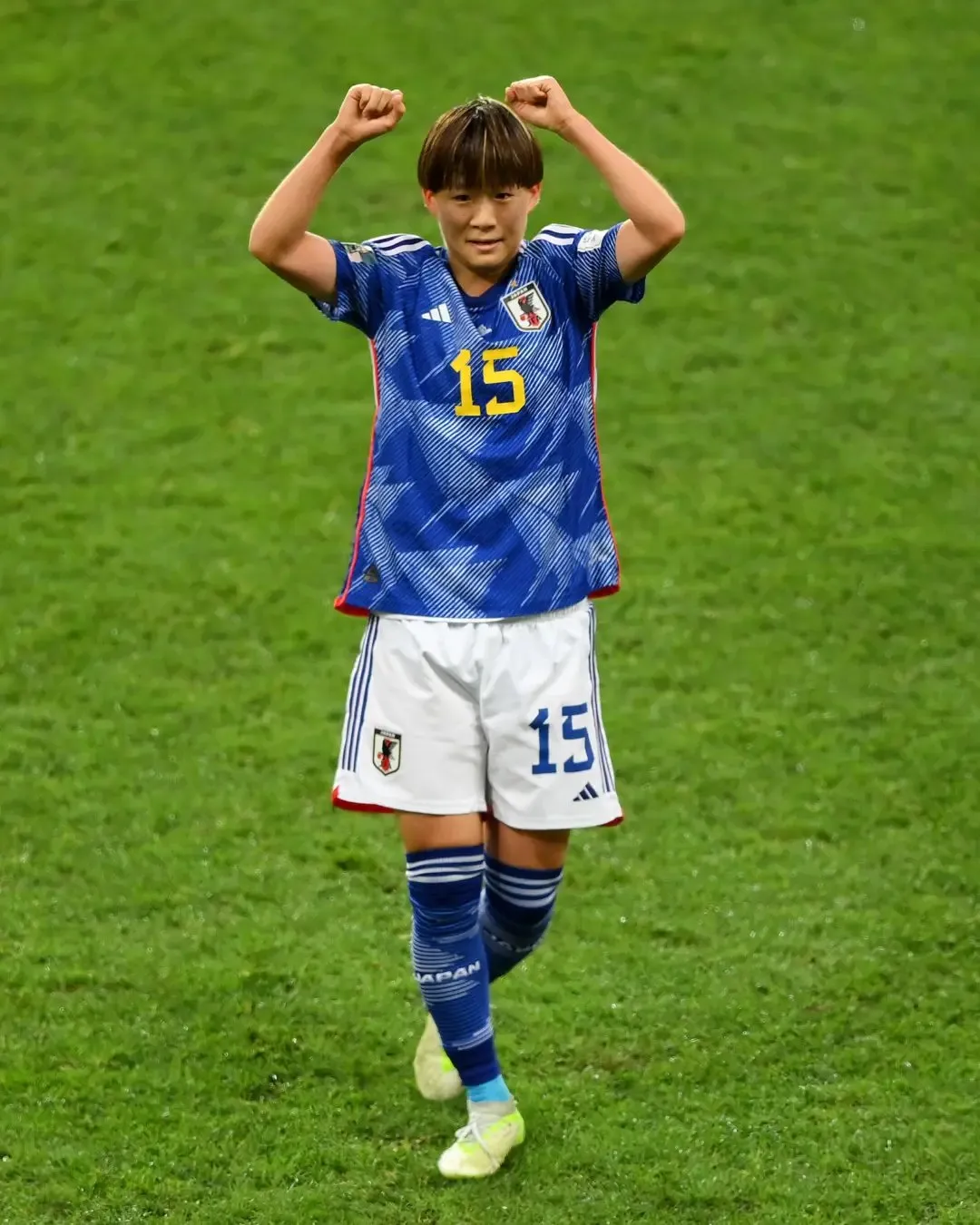 Japan vs Costa Rica: Aoba Fujino celebrating after the goal | Sportz Point