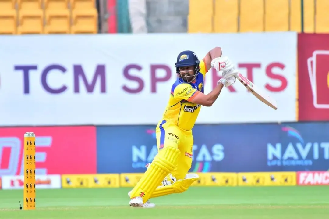 Maharaja Trophy T20: Runs Galore as BR Sharath's masterful century stewards Mangaluru Dragons to victory over the Mysuru Warriors | Sportz Point