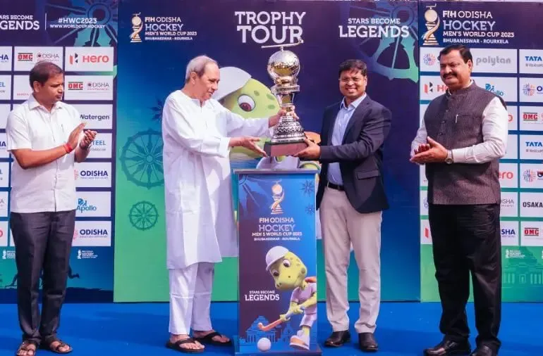 FIH Hockey Men's World Cup 2023: Odisha Chief Minister Naveen Patnaik launches trophy tour | Sportz Point