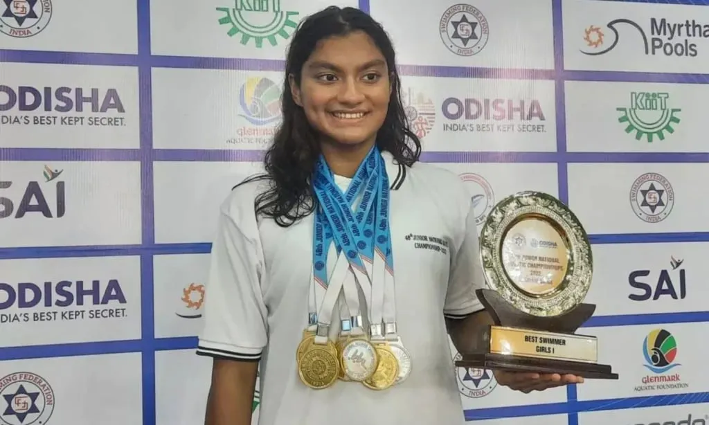 Khelo India Youth Games: Maharashtra crosses 100-medal mark with swimmer Apeksha's new meet record