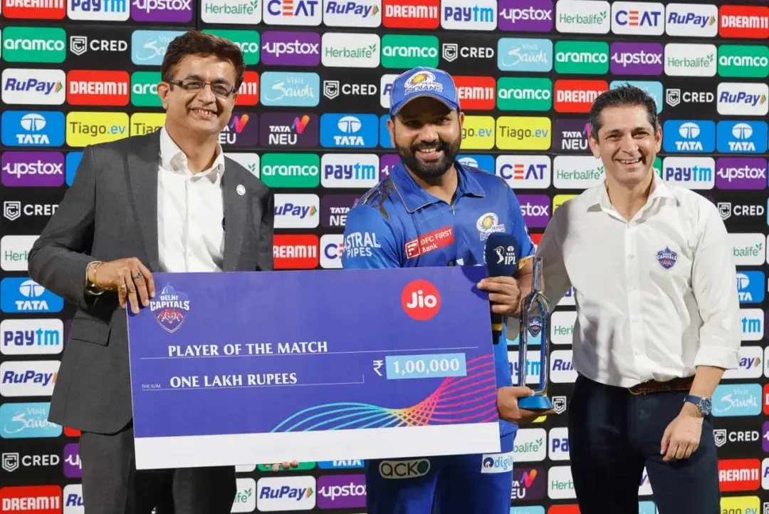 IPL: Rohit Sharma against Delhi Capitals | Sportz Point