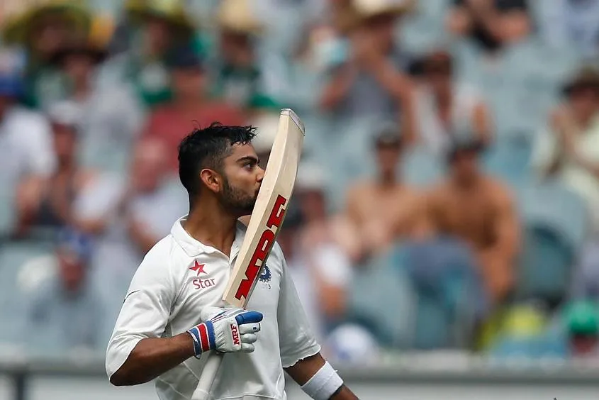 Virat Kohli comes fourth  on the list in scoring the most runs for India in a test series.  Image - X