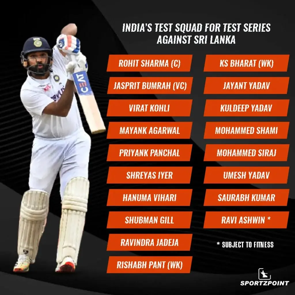 IND vs SL Test Squad: Rahane and Pujara's career hangs while Saha and Ishant's careers nearly are over | Cricket News | Sportz Point