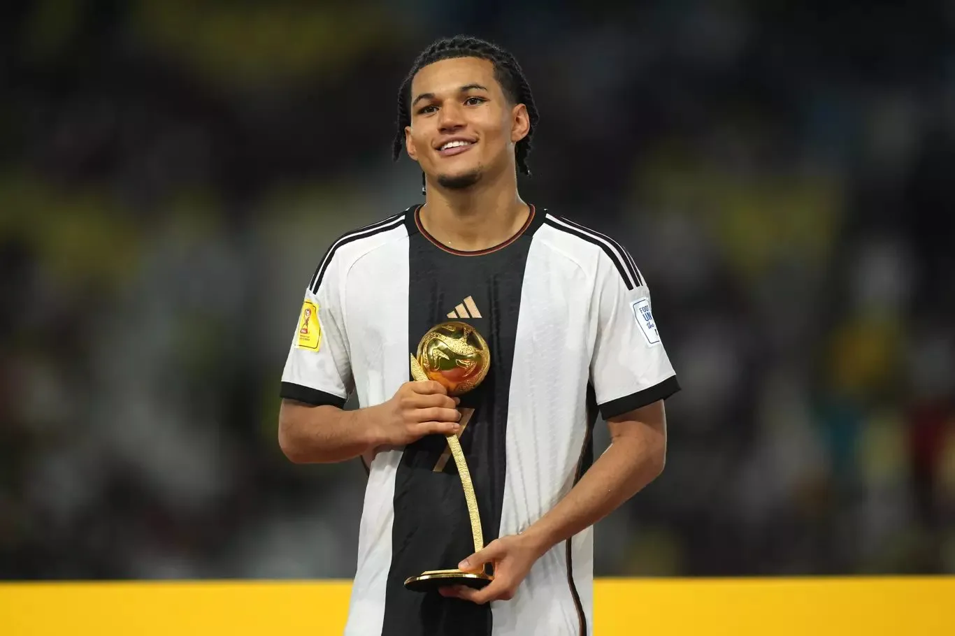 Paris Brunner won the Golden Ball Award in FIFA U-17 World Cup 2023.  Image | FIFA
