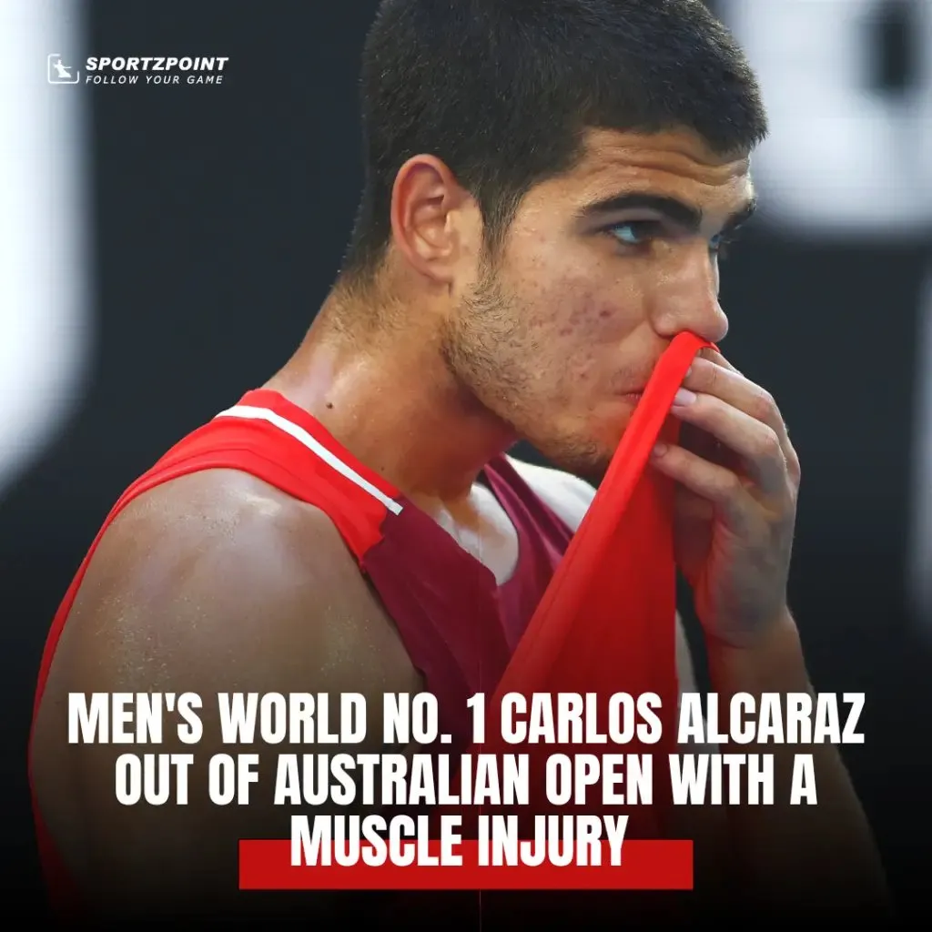 World No. 1 Carlos Alcaraz will miss Australian Open due to leg injury | Sportz Point