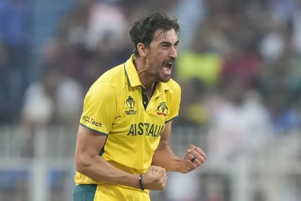 Mitchell Starc is pumped after having Aiden Markram caught at point  Image - Associated Press