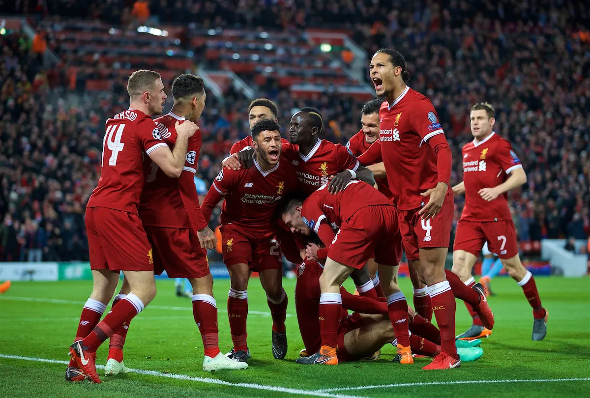 Liverpool defeated Manchester City in both legs of 2017-18 UEFA Champions League quarter-final.  