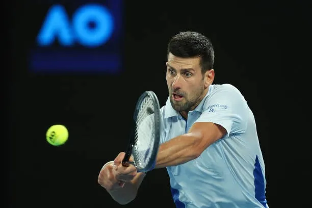 Novak Djokovic stunned Adrian Mannarino to reach the quarter-final of the Asutralian Open  Image - Getty