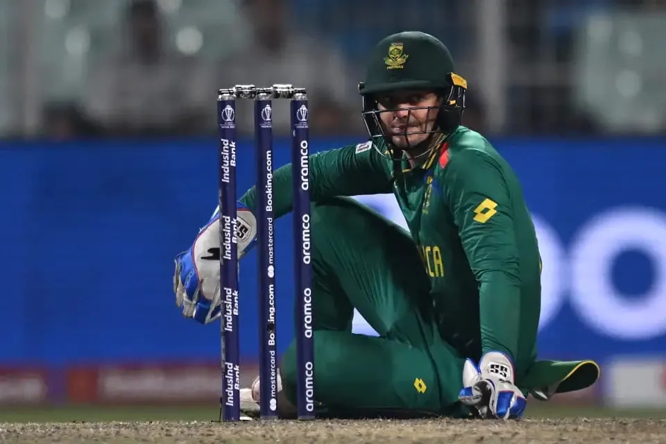 It was that kind of day for Quinton de Kock and South Africa  Getty Images