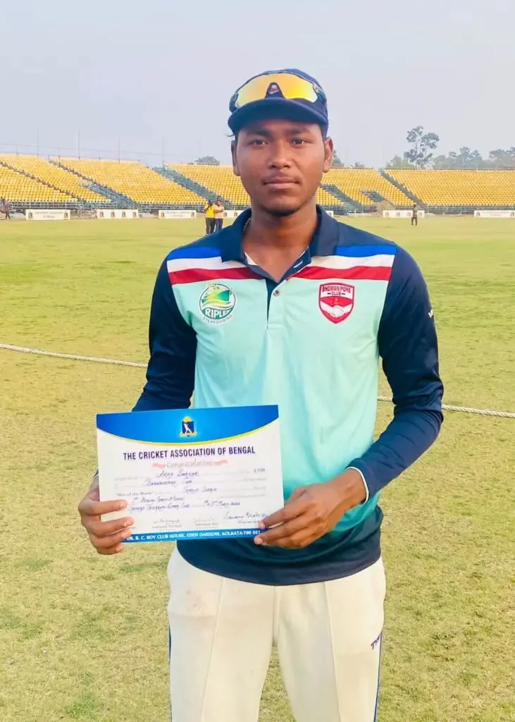 Bengal Cricket: All-rounder Arka Sarkar aiming for first-class cricket after taking a hat-trick | Cricket News | Sportz Point