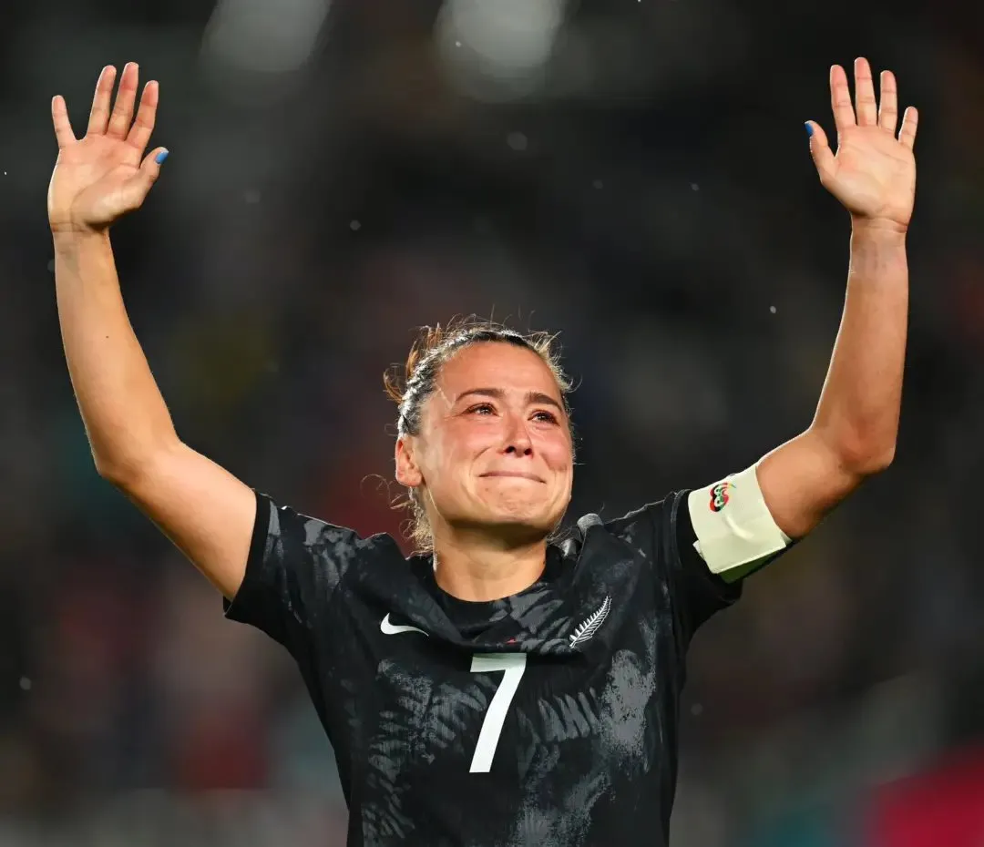 New Zealand captain Ali Riley was emotional after leading her country to a historical win in the FIFA Women's World Cup 2023 | Sportz Point