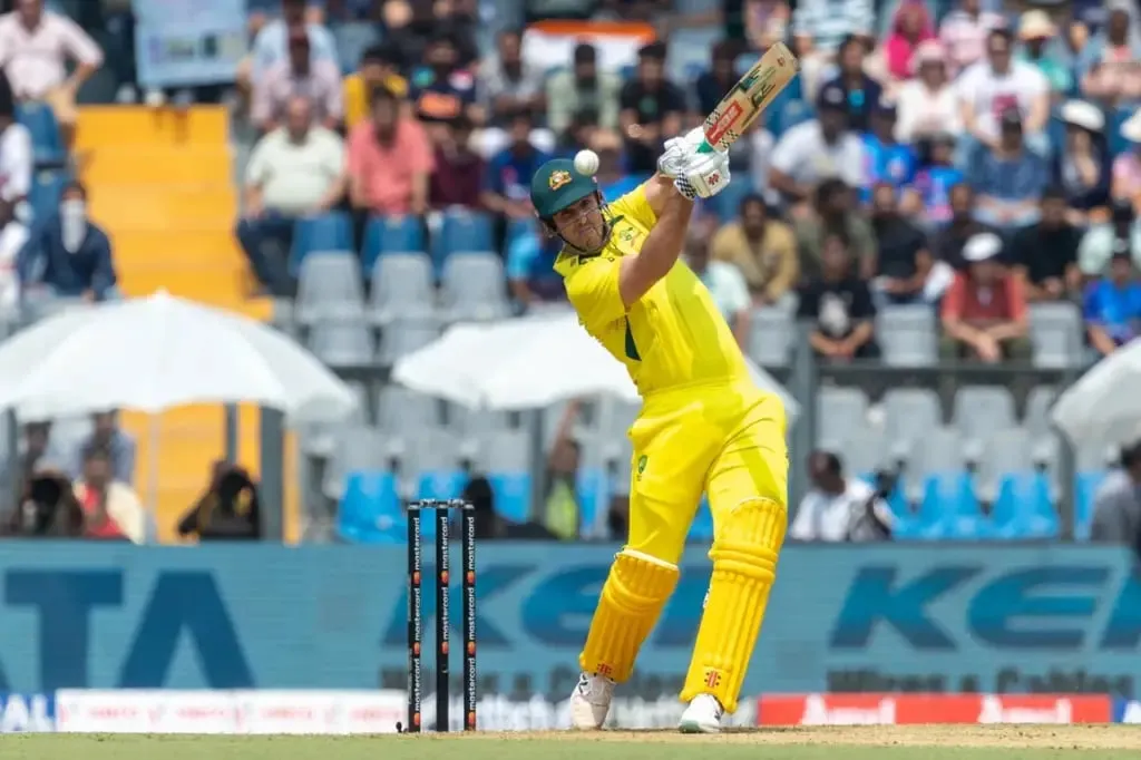 INDvAUS: Mitchell Marsh scored his 13th ODI fifty in the 1st ODI against India in Mumbai | 17th March, 2023 | Sportz Point