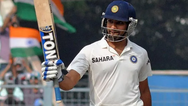 Rohit Sharma at the Eden Test in 2013<br />
